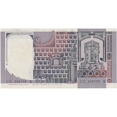 Italy Note 1982 10000 Lire, AU