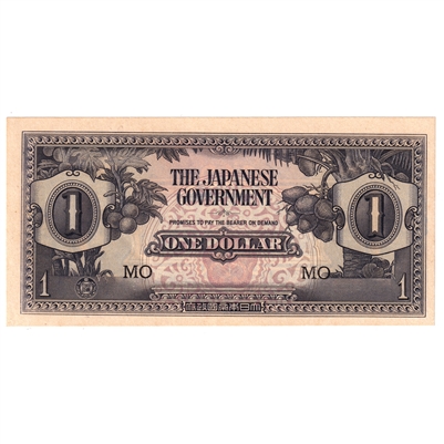 Malaya Note 1942 1 Dollar, Japanese Government, UNC