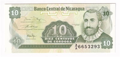 Nicaragua 1991 10 Centavos, UNC