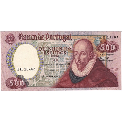 Portugal Note 1979 500 Escudos, EF