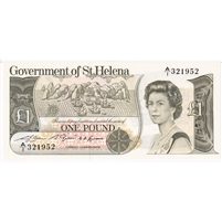 Saint Helena 1981 1 Pound Note, Pick #9a, UNC