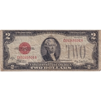 USA 1928D $2 Note, FR #1505, Julian-Morgenthau, F-VF
