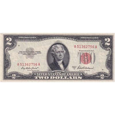 USA 1953A $2 Note, FR #1510, Priest-Anderson, CUNC