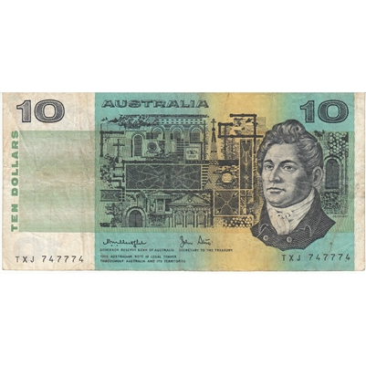 Australia Note 1979 10 Dollars, F-VF