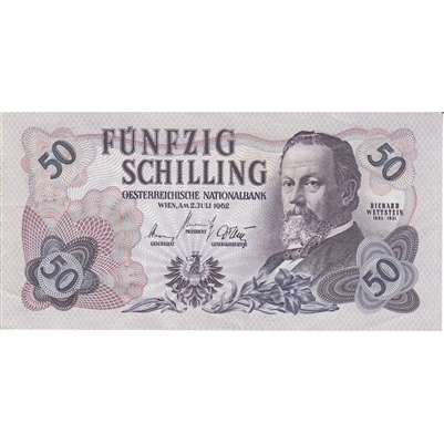 Austria Note 1962 50 Schilling, AU