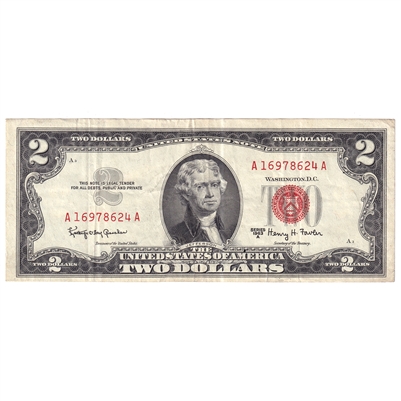 USA 1963A $2 Note, FR #1514, Granahan-Fowler, VF