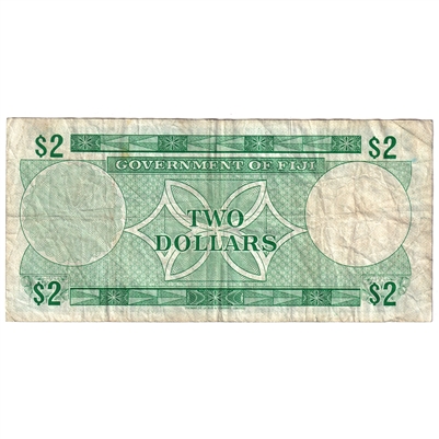 Fiji 2 Dollar Note, Pick #60a, VF