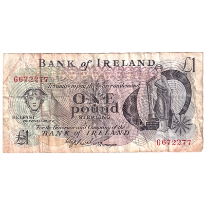 Northern Ireland 1984 1 Pound Note, NI.205, VF 