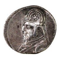 Ancient Greece 90-80BC Rhagae Mint Orodes I Silver Drachm, VF-EF (VF-30) Scratched