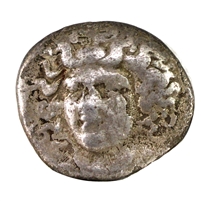 Ancient Greece 350-325BC Thessaly Larissa Silver Drachm, Very Fine (VF-20)