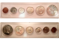 1956 Canada 6-coin Year Set in Snap Lock Case
