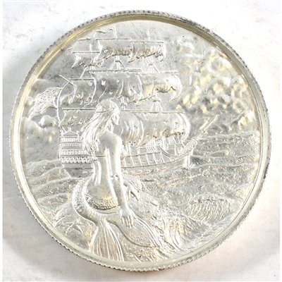 The Siren Privateer Series 2oz .999 Fine Silver (No Tax) Lightly Toned