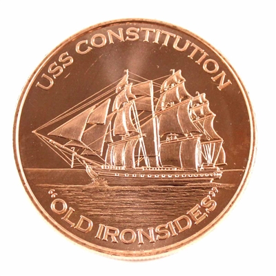 USS Constitution  1oz. .999 Fine Copper