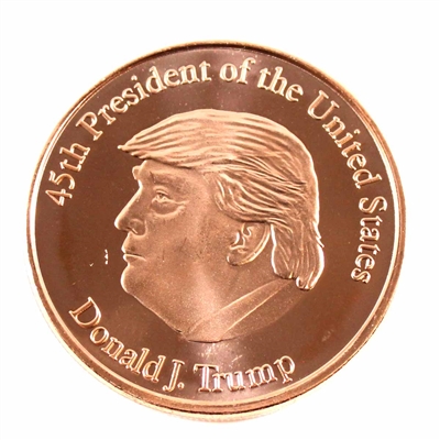 Donald Trump Profile 1oz. .999 Fine Copper