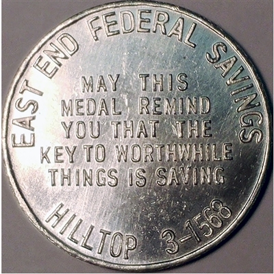 133K. East End Federal Savings Manufacturers Sample token