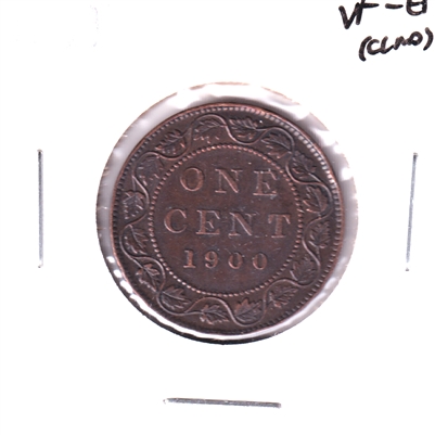 1900 Canada 1-cent VF-EF (VF-30) Cleaned