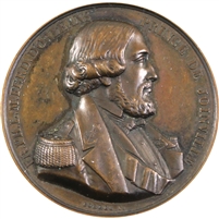 France 1844 Prince de Joinville - Capture of Mogador, Morocco, Medallion