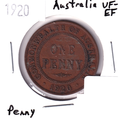 Australia 1920 Penny VF-EF (VF-30)