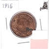1916 Canada 1-cent Brilliant Uncirculated (MS-63) Red & Brown (Corrosion)