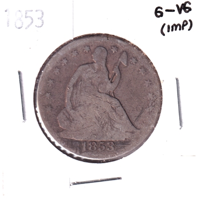 1853 USA Half Dollar G-VG (G-6) Impaired
