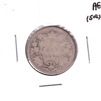 1891 Canada 25-cents About Good (AG-3) Scratched