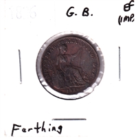 Great Britain 1826 Farthing Extra Fine (EF-40) Impaired