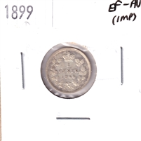 1899 Canada 5-cents EF-AU (EF-45) Impaired