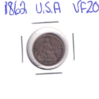 1862 USA Half Dime Very Fine (VF-20)