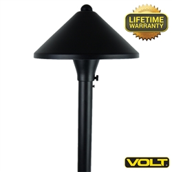 Conehead Path & Area Light Black Powder Coated