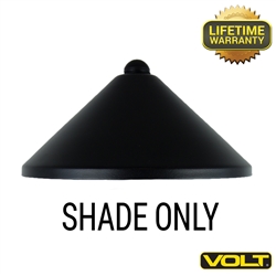 Conehead Shade Only Black Finish