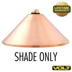 Conehead Shade Only Raw Copper Finish