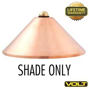 Conehead Shade Only Raw Copper Finish