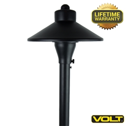 China Hat 7" Shade Path & Area Light Black