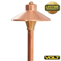 China Hat 7" Copper Path & Area Light