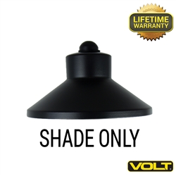 China Hat 5" Shade Only Black Finish