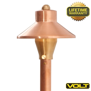 China Hat 5" Copper Path & Area Light
