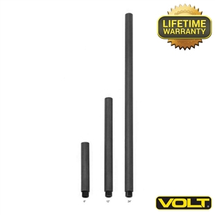 Black Powder Coated Brass Extension Riser