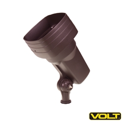 120V 12W LED Spot Light with Knuckle | Aluminum with Bronze Finish