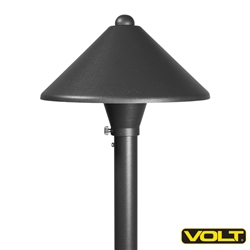 Conehead Aluminum Path & Area Light Black