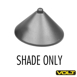 Conehead Aluminum Shade Only Black Finish