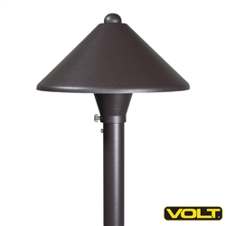 Conehead Aluminum Path & Area Light Bronze