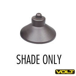 China Hat 5" Aluminum Shade Only Bronze Finish
