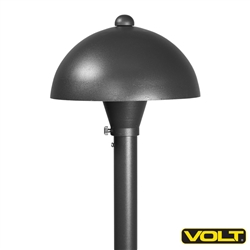 Mushroom Aluminum Path & Area Light (Black) | 12V Landscape Lighting