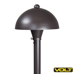 Mushroom Aluminum Path & Area Light (Bronze) | 12V Landscape Lighting