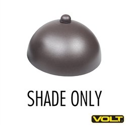 Mushroom Aluminum Shade Only Bronze Finish
