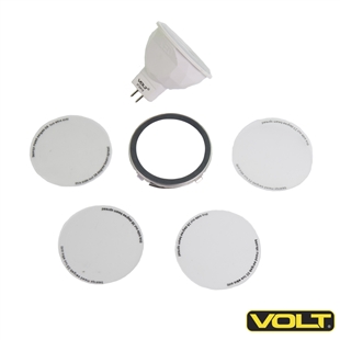 MR16 Multi-Beam Diffusion Filters Kit with LED MR16