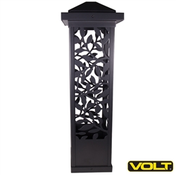 Leaf Tower LED 26" Bollard Light (Black)