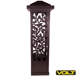 Leaf Tower LED 26" Bollard Light (Bronze)