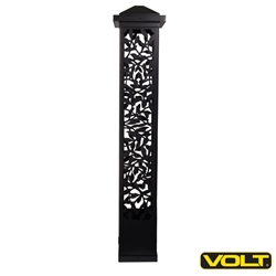 Leaf Tower LED 42" Bollard Light (Black)