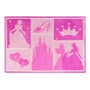 Disney Princess silhouette 48" x 70" printed Polyester room rug
